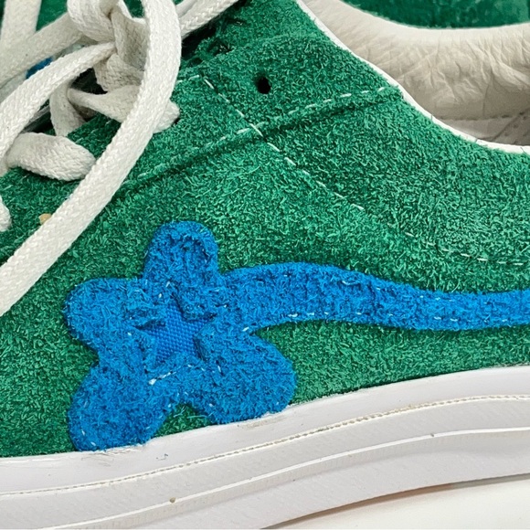 Converse x Tyler the Creator Golf Le Fleur One Star Jolly Green “Hairy” - Picture 2 of 16